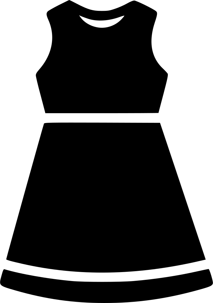 Cloth Dress Fashion Women Tunics Frock Comments - Dress Icon Png (688x980), Png Download