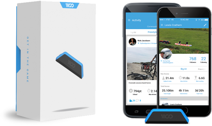 WOO Sports 3.0 Sensore Per Kite/Wake/Snow - Misura Altezza, Rotazioni E Atterraggi, Con App E Leaderboard - Foto 6