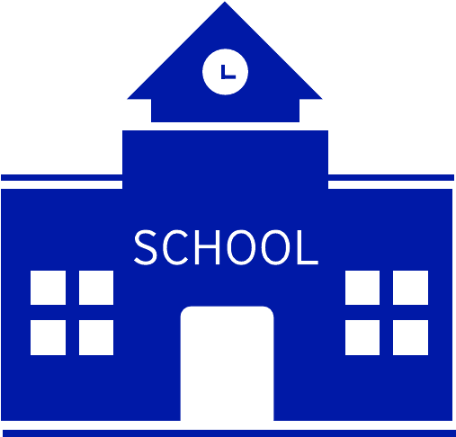 School Icon - Police Station Symbol Clipart (625x625), Png Download