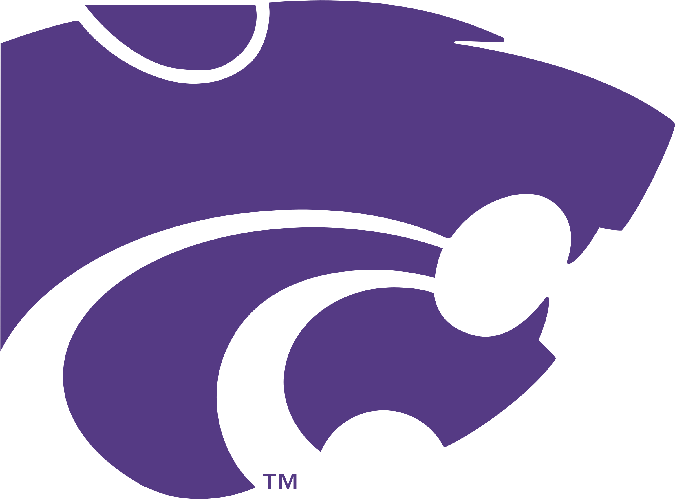 Kansas State Wildcats Logo Png Transparent - K State Wildcats (2400x2400), Png Download