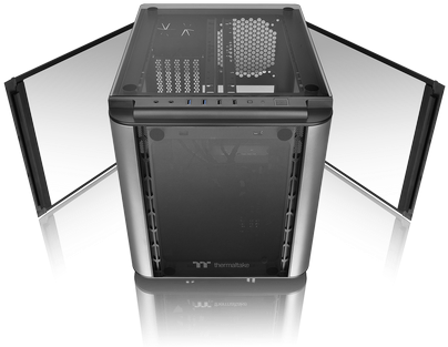 The Front, Top And Side Panels Are All Built From Our - Thermaltake Level 20 Vt Build (500x319), Png Download