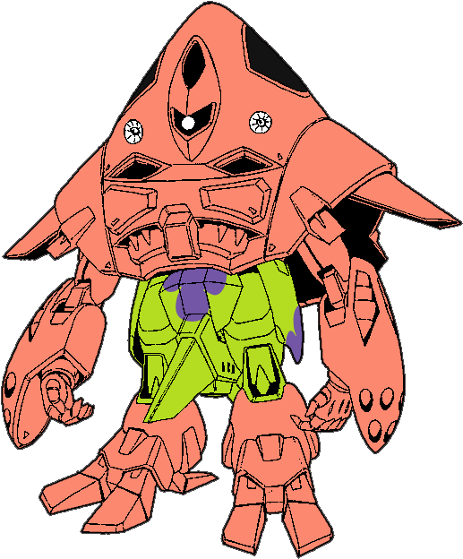 Patrick Star Fictional Character Cartoon Clip Art - Goohn Gundam (550x660), Png Download