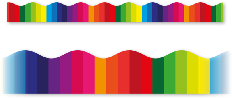 Rainbow Border Png - Rainbow Border Clipart (900x450), Png Download