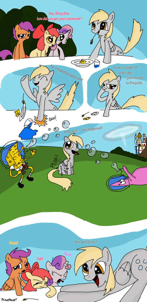 Apple Bloom, Artist - Comics (499x1024), Png Download