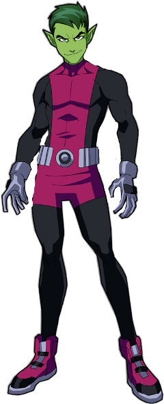 Beastboy Freetoedit - Beast Boy (240x589), Png Download