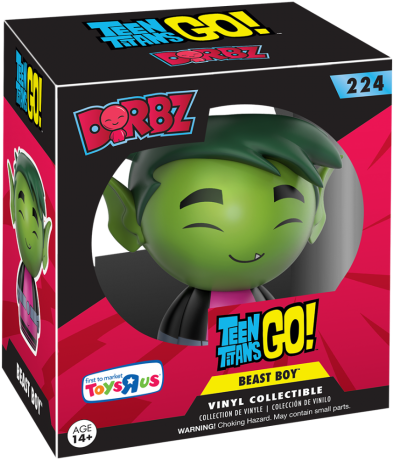 Beast Boy - Funko-shop - Teen Titan Go! Beast Boy Dorbz Vinyl Figure (560x560), Png Download