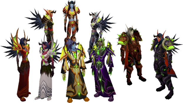 Felblood Elves (621x350), Png Download