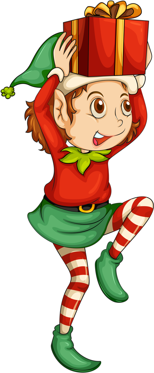 Christmas Elf - Elf Clipart (689x1280), Png Download