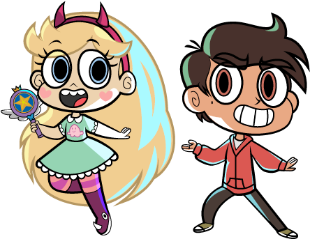 Star - De Star Y Marco (468x365), Png Download