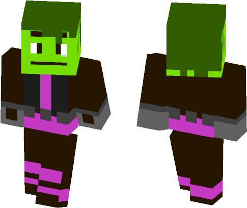 Teen Titans Go - Skin De Miles Morales Minecraft (584x497), Png Download