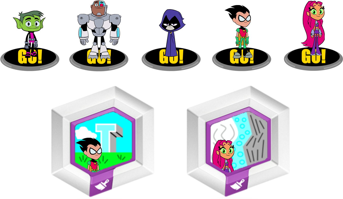 Teen Titans Starfire Beast Boy Transprent Png - Cartoon Characters Teen Titans Go (1369x794), Png Download