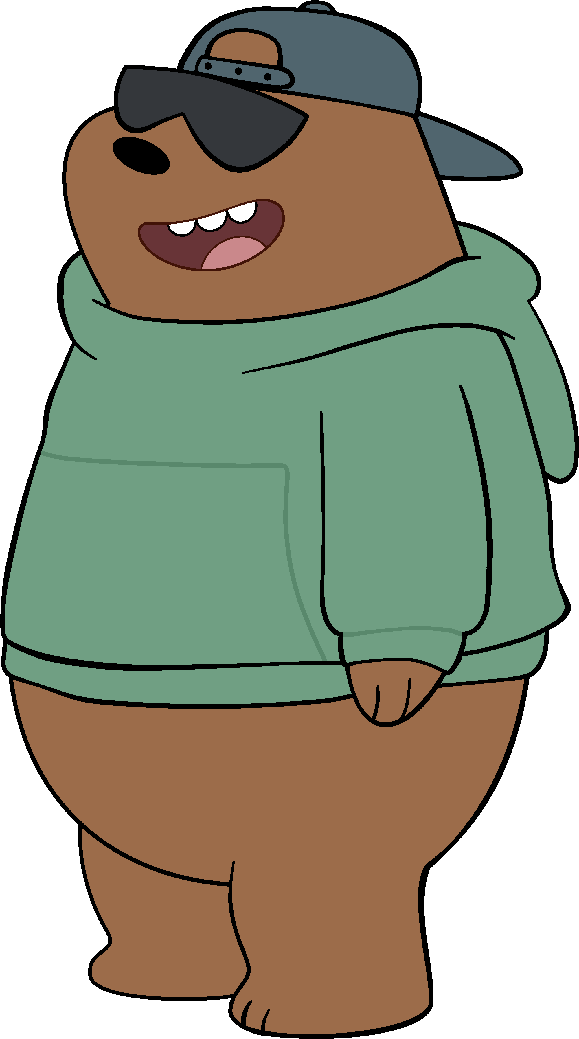 Grizz We Bare Bears - Bare Bear Grizzly Bear (2004x3601), Png Download