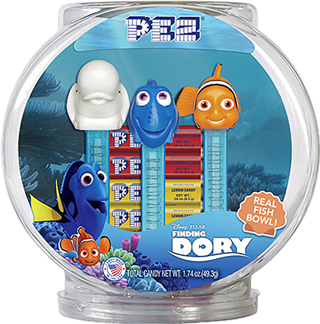 Pez Disney Finding Dory Candy Dispenser Gift Set - Finding Dory Pez Candy (500x500), Png Download
