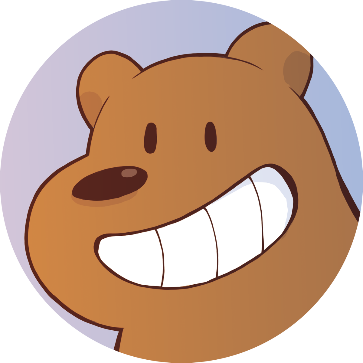 Lazy On Twitter - We Bare Bears Icon (1200x1200), Png Download