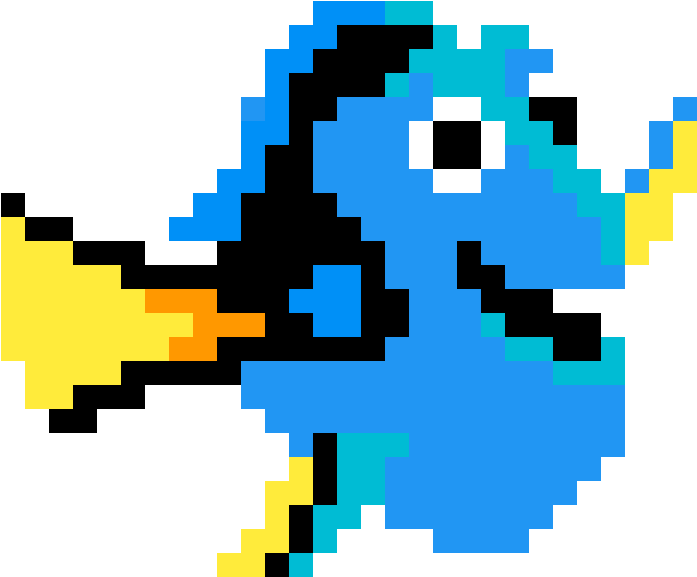 Dory - Pixel Art Samples (1200x1200), Png Download