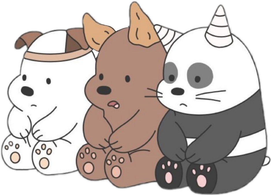 Webarebears Bears Cute Panda Webarebearscartoon Bear - Tatuajes De Los Osos Escandalosos (1024x1024), Png Download