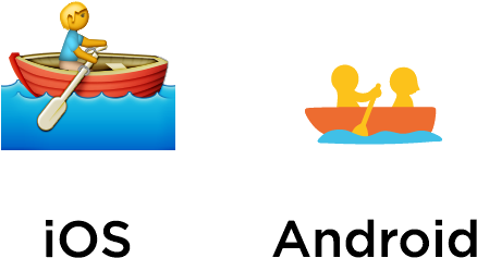 Row Your Boat - Pixel Phone Emojis (587x364), Png Download