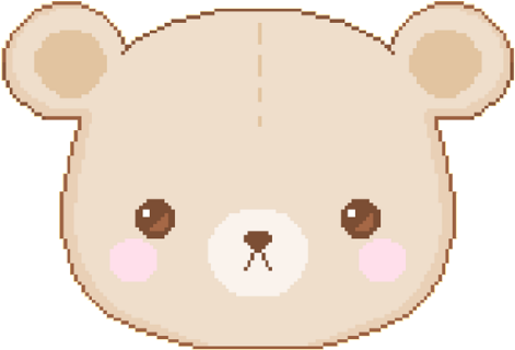 3 - Kawaii Bear Transparent (500x361), Png Download