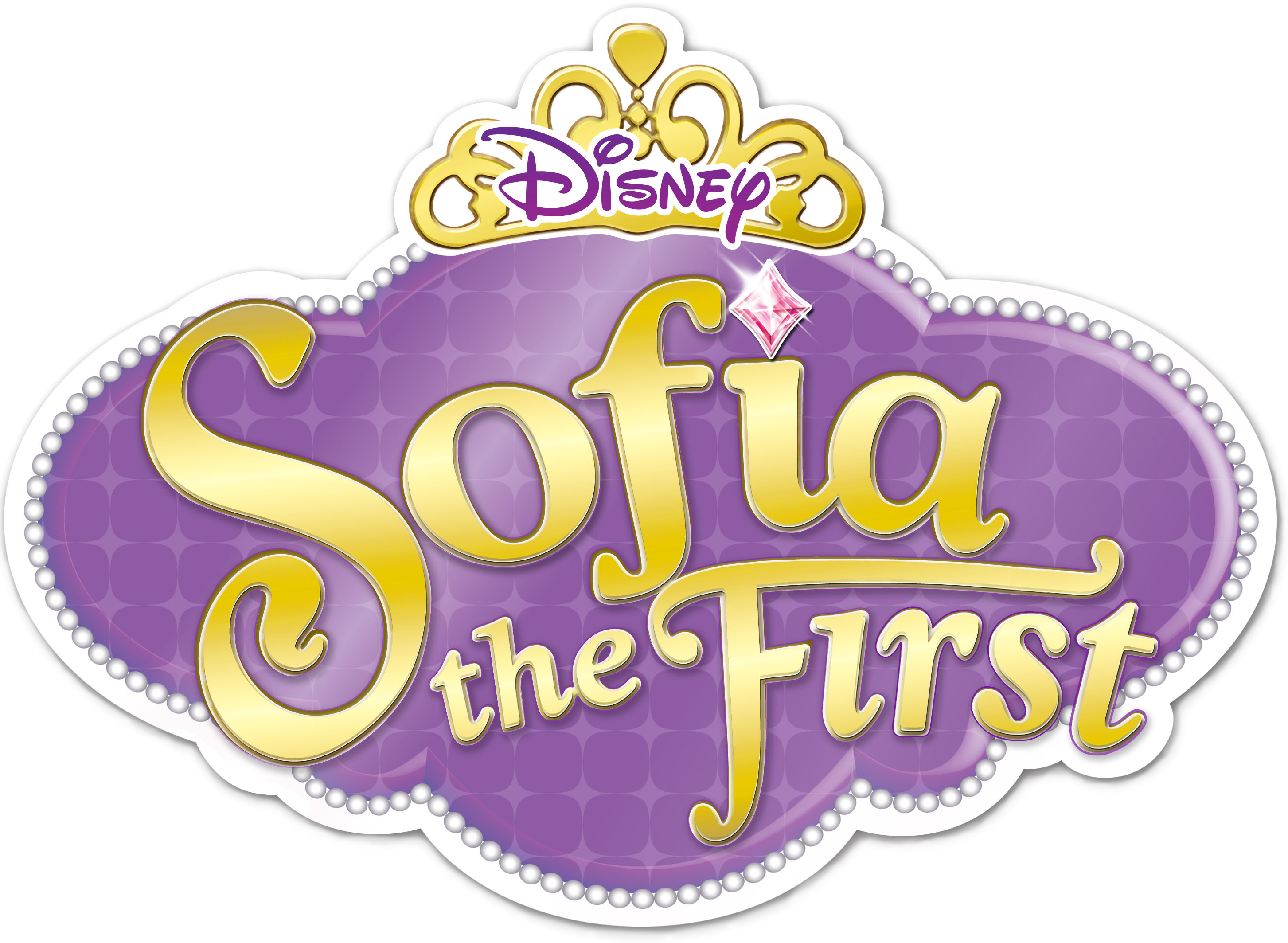 Sofia The First - Sofia The First Birthday Logo (2906x2127), Png Download