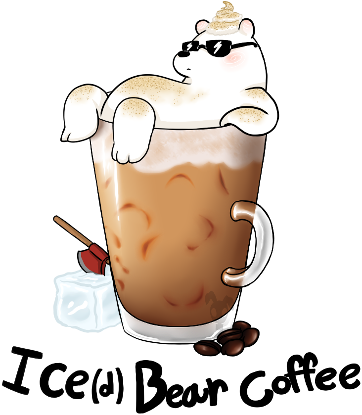 Ignore Me Im Dumb My First We - We Bare Bears Drink (500x500), Png Download