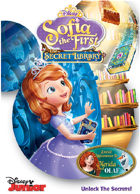 Disney Sofia The First: The Secret Library (400x400), Png Download