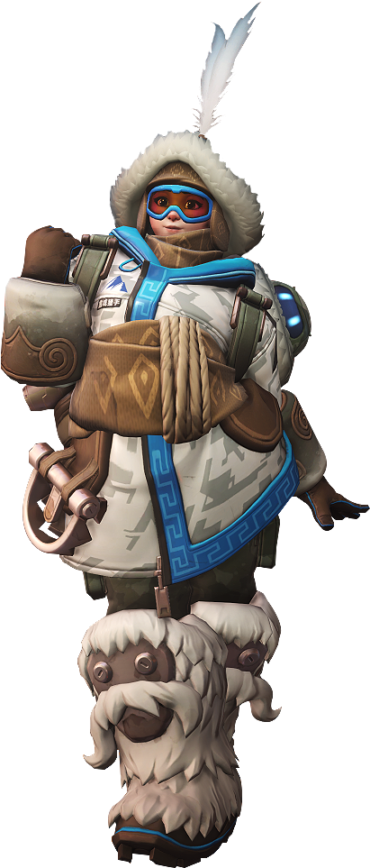 Overwatch Mei Png - Overwatch Mei Yeti Hunter (471x989), Png Download