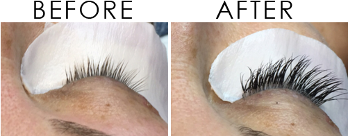 Ba Eyelash Extensions 3 - Eyelash Extensions (500x240), Png Download