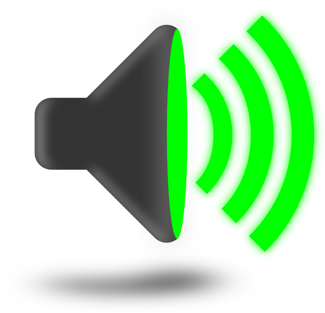 Audio Sound Speaker Volume Icon - Sound Icon Png (1200x1200), Png Download