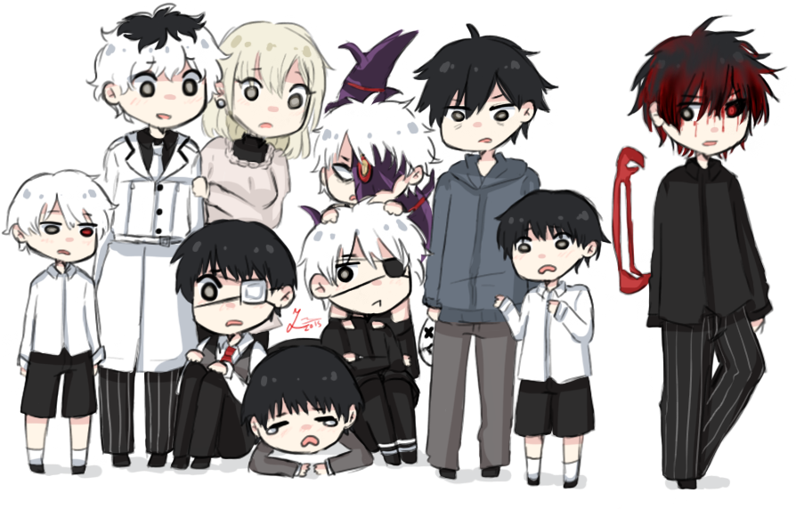 Png - Las Personalidades De Kaneki (1041x645), Png Download
