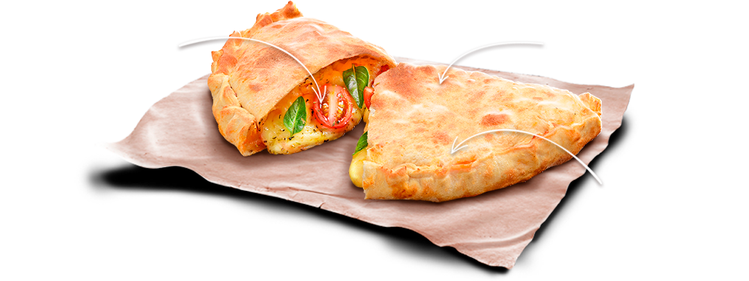 Cardapio Img Calzone - Calzone Png (1079x406), Png Download