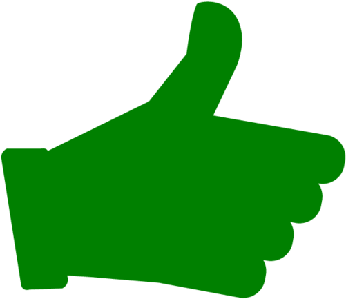 Green Thumbs Up Icon Png (750x750), Png Download