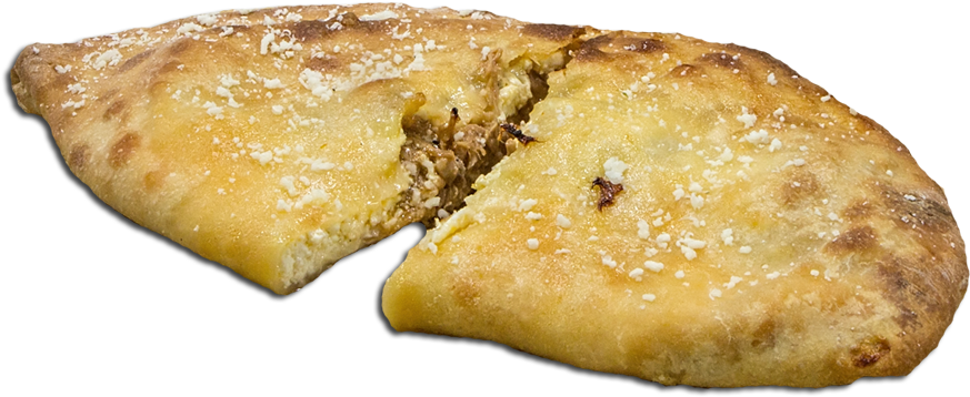 Bbq Pulled Pork Calzone - Pizza (900x600), Png Download