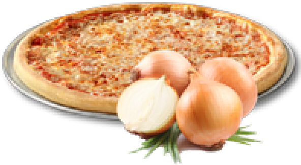 Three Cheese Calzone - Onion Pizza Png (600x600), Png Download