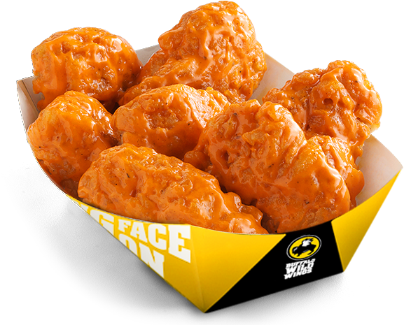 Boneless Buffalo Wings - Buffalo Wild Wings Mild Boneless (600x470), Png Download