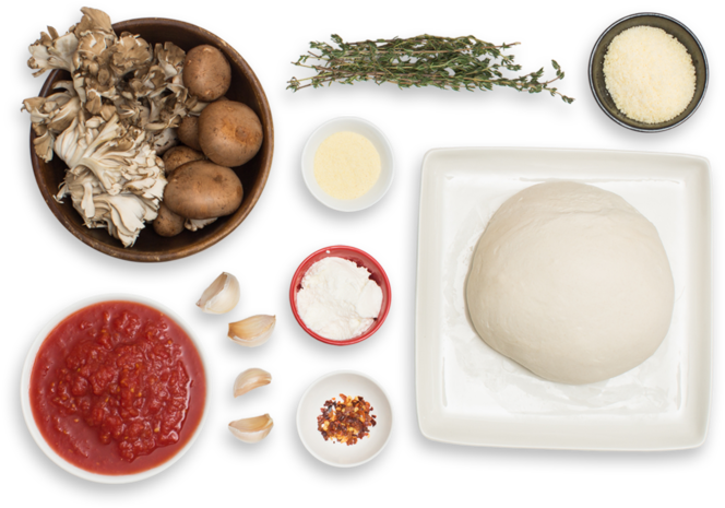 Mushroom & Ricotta Calzones With Thyme & Spicy Marinara - Superfood (700x477), Png Download