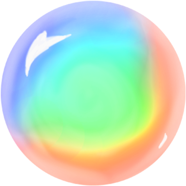 Rainbow Final By Thoriginalblackink - Rainbow Orb Png (894x894), Png Download
