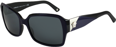 Versace Sunglasses Ve4202 Black Blue - Esprit 17858 (500x300), Png Download