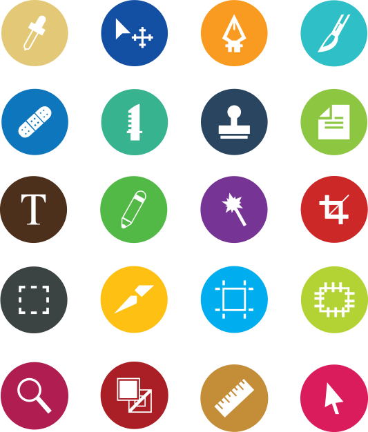 Adobe Tools Free Vector Icons - Adobe Inc. (533x626), Png Download
