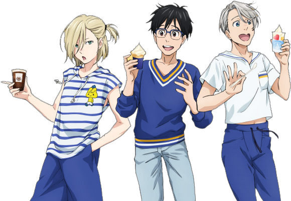 Anime, Ice Skating, And Png Image - Yuri On Ice Official Art (640x411), Png Download