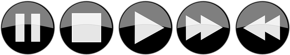 60 720 ] - Media Buttons (960x480), Png Download