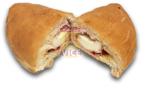 Calzone Fritto Con Prosciutto E Mozzarella - Calzone Fritto Png (480x350), Png Download