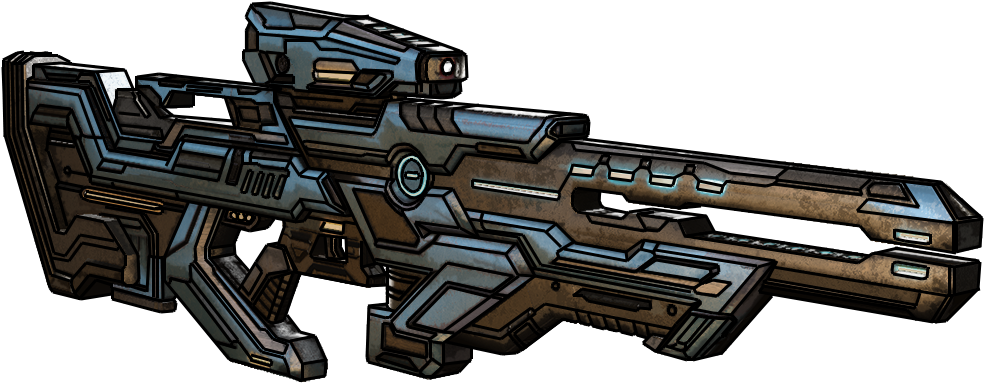 Laser Rifle (1000x500), Png Download