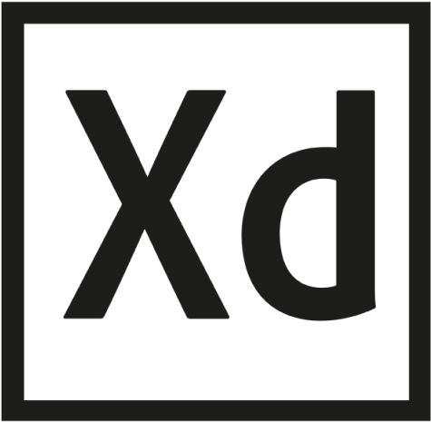Adobe Xd Icon Logo Template - Adobe Xd Icon Png (640x640), Png Download