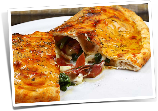 Calzone Caprese - Roadrunner Pizza (659x455), Png Download