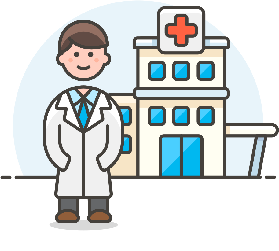 Doctor Hospital Icon (1024x1024), Png Download