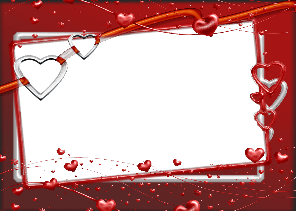 Molduras De Amor 2 Fotos - Marcos Para Fotos Romanticas (800x600), Png Download