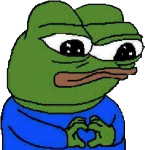 Pepe Love (463x479), Png Download