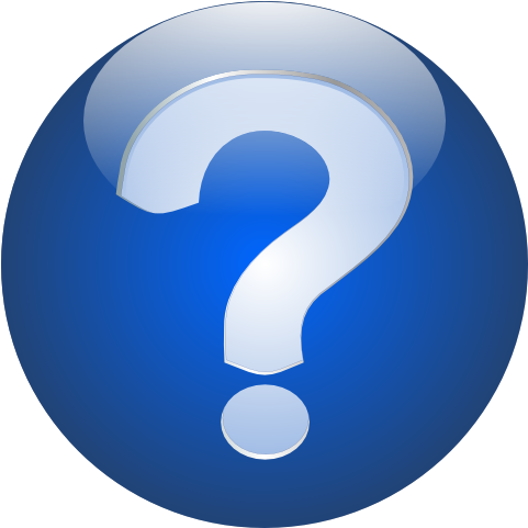 Help Orb Button - Question Mark Button (500x500), Png Download