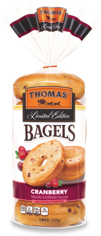 Thomas Cranberry Bagels Product - Thomas Plain Bagels 6 Ct (515x515), Png Download