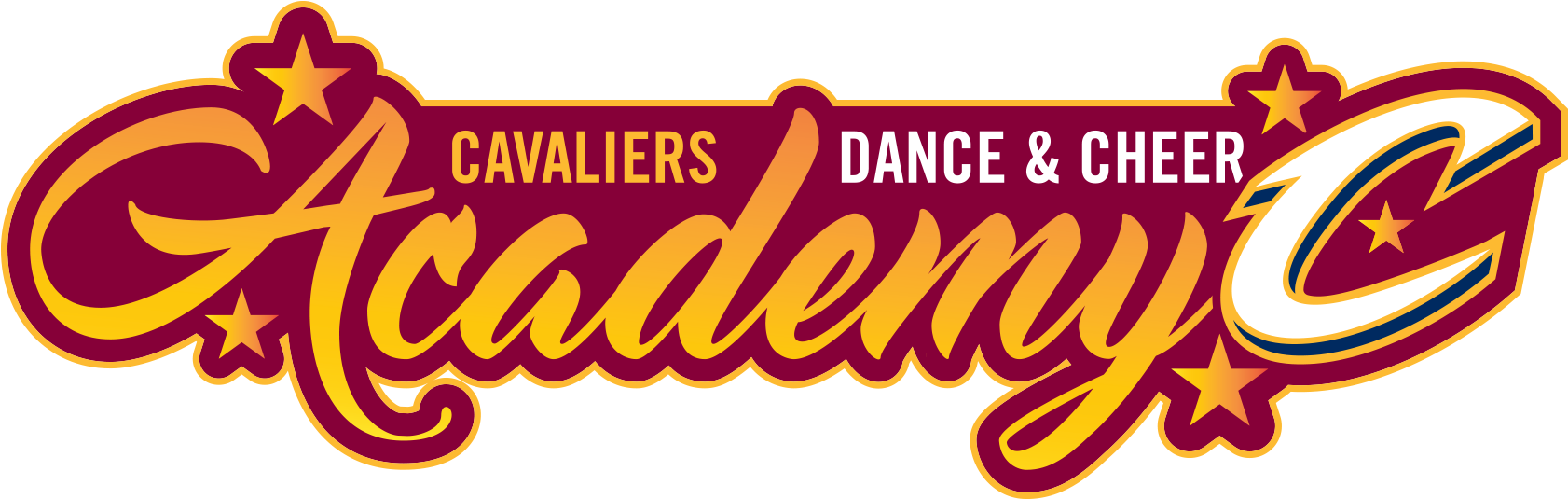 Cavs Academy Cheer And Dance Clinic - Cleveland Cavaliers (1800x696), Png Download